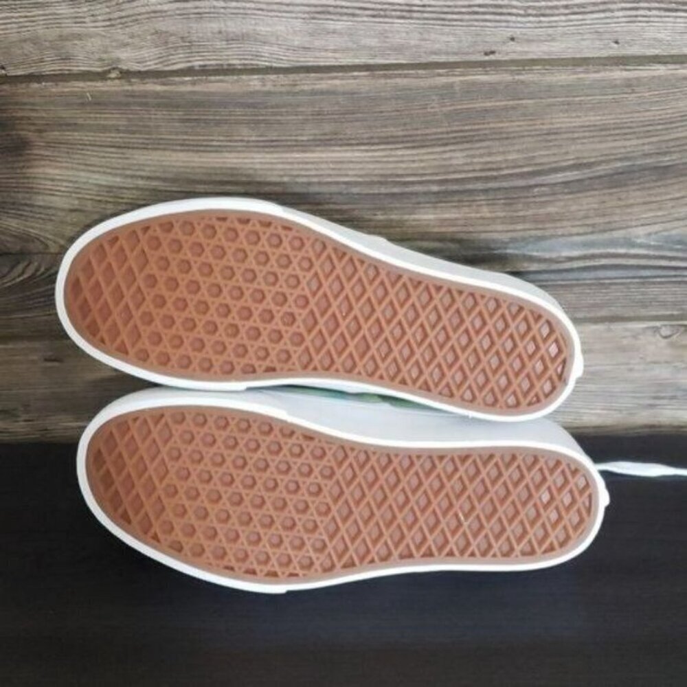 New Vans Authentic Pastel Plaid Green Platform Shoes Festival‎ Summer Casual Fun - Picture 8 of 9